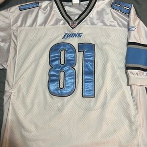Detroit lions Calvin Johnson number 81 home jersey